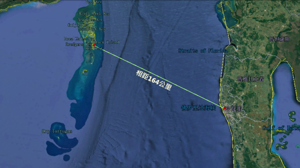 古巴地理位置地图