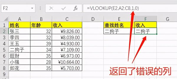 vlookup函数匹配不出来的原因