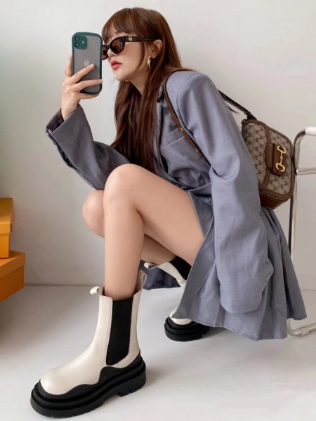 切尔西靴错误的搭配