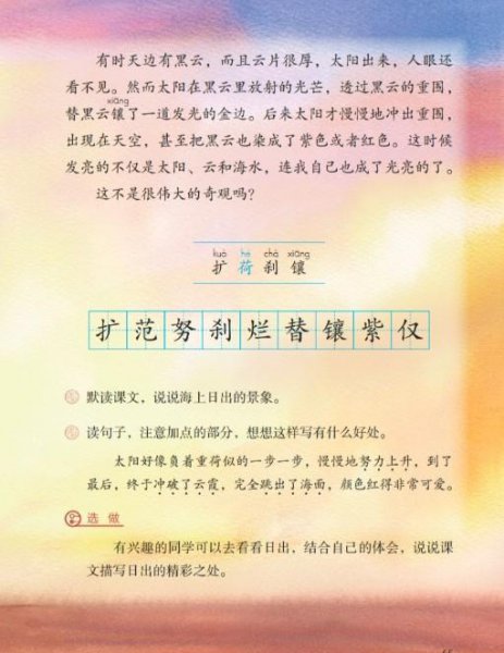 海上日出主要内容是什么