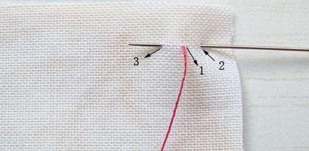 衣服补洞针法及图解介绍