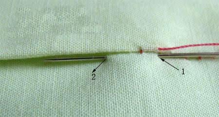 衣服补洞针法及图解介绍