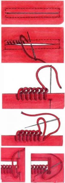 衣服补洞针法及图解介绍