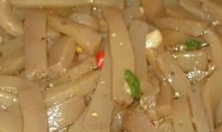 魔竽皮怎么炒好吃 炒魔竽皮的做法