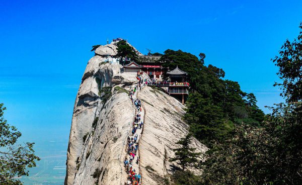 中国五岳海拔各是多少米高