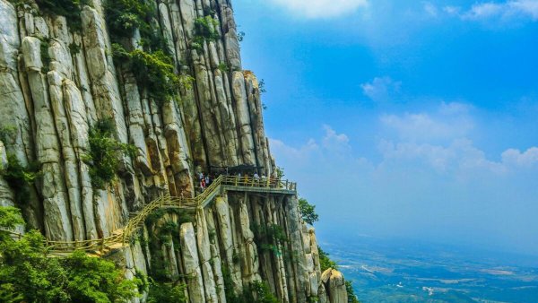 中国五岳海拔各是多少米高