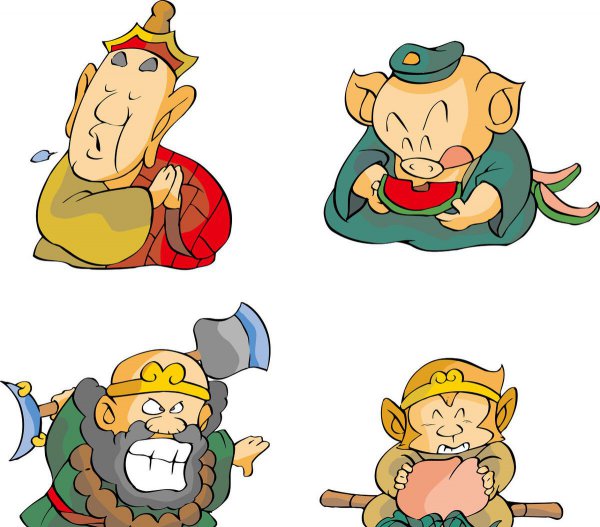 西游记唐僧师徒四人的性格特点分析