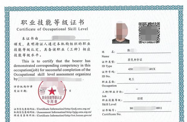 电工证等级怎么区分图片