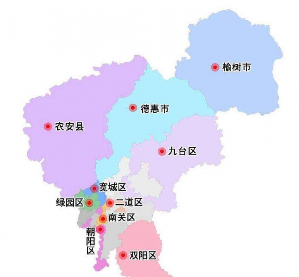 长春市几个区分别是什么