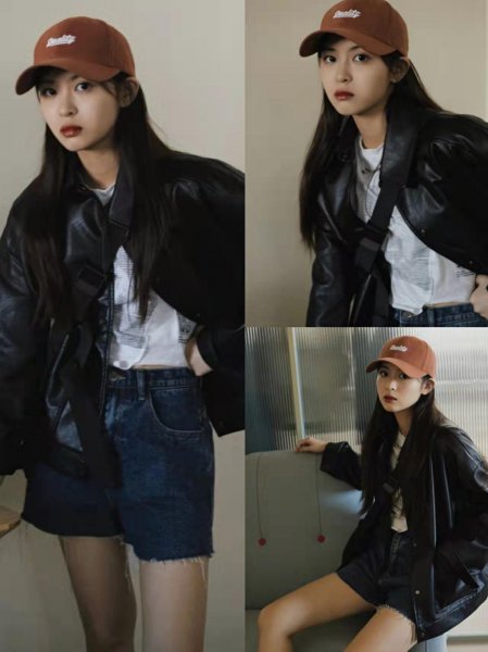 黑色皮衣搭配什么裤子