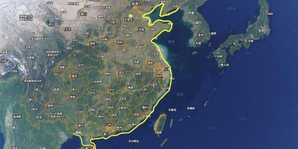 我国大陆海岸线长达多少千米