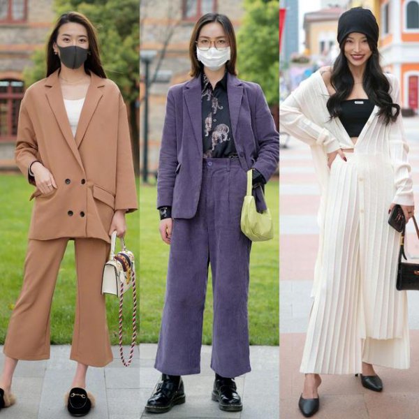 微喇裤搭配什么上衣好看图片