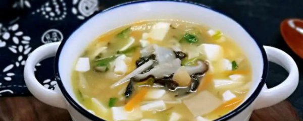 海参豆腐汤的家常做法