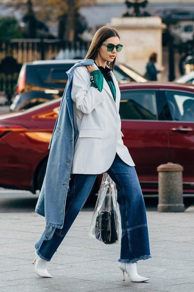 牛仔裤配什么鞋子好看女