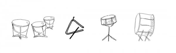 管弦乐队乐器组成分布图介绍