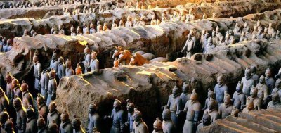 兵马俑的占地面积是多少 与秦始皇陵相比还是小巫见大巫