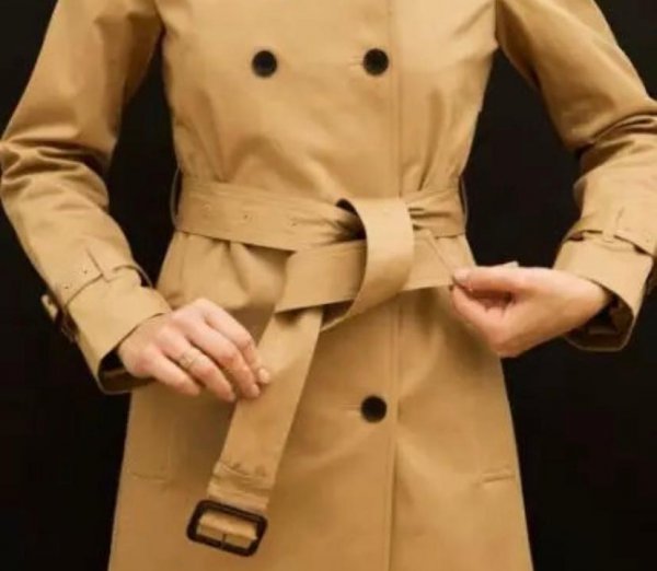 怎么系大衣腰带