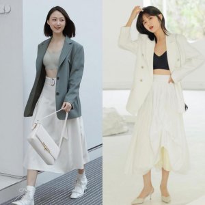 白裙子配什么颜色上衣好看图片 最流行的四种白裙穿搭方式