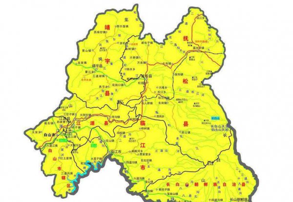白山市有几个区几个县