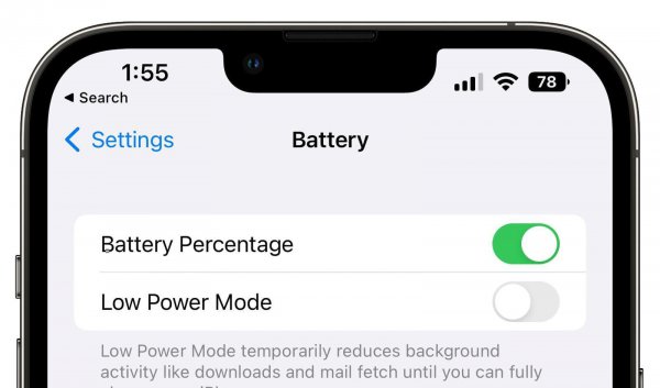 苹果怎么显示电池电量百分比