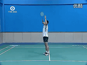 羽毛球高远球动作要领教学