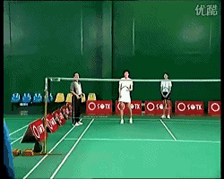 羽毛球高远球动作要领教学