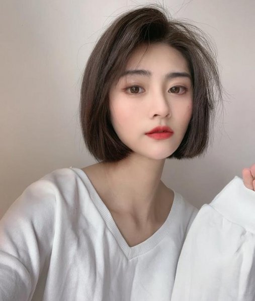 2023圆脸减龄最火短发