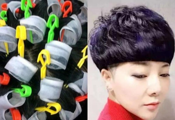 纹理烫睡一觉没了