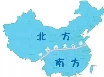 秦岭淮河一线分界线图