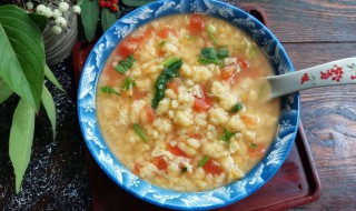 做疙瘩汤用什么面粉 做疙瘩汤用哪种面粉制作的