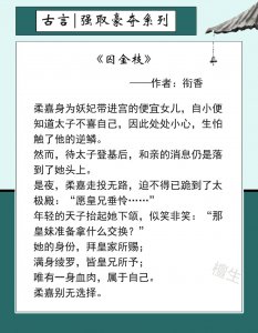男主强取豪夺女主的小说推荐 五本好看的强取豪夺古言文