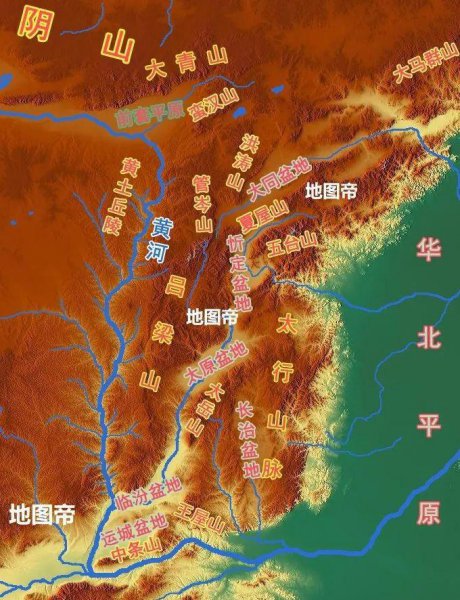 山西海拔高度是多少米