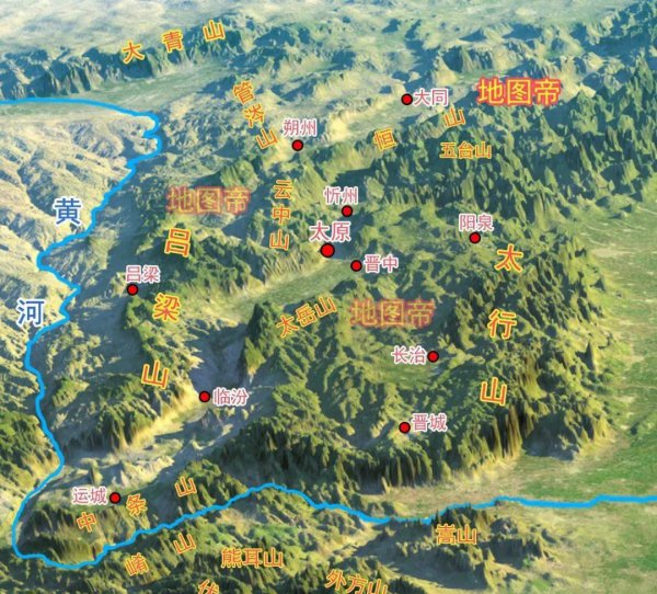 山西海拔高度是多少米