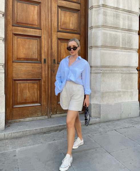 五分裤怎么搭配好看