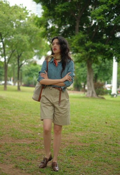 五分裤怎么搭配好看