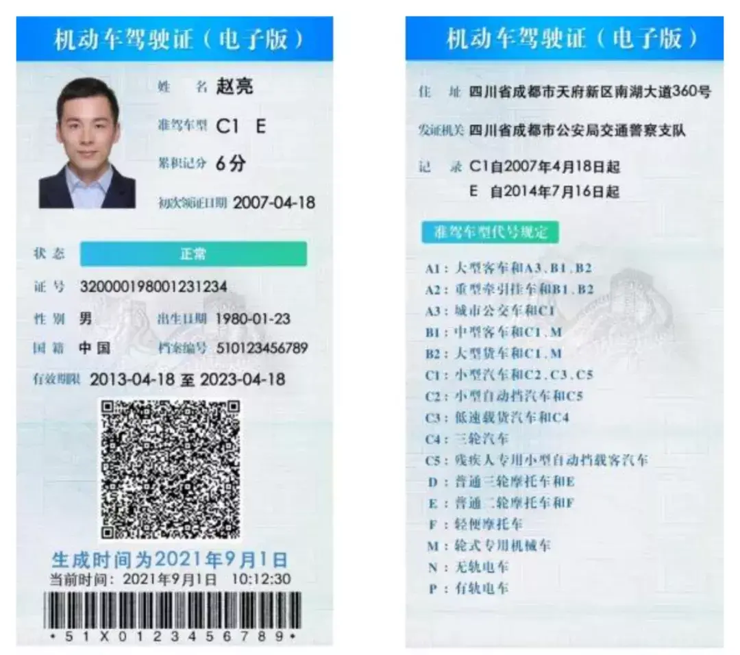 电子驾驶证全国通用吗