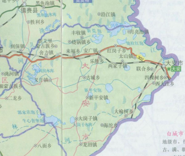 吉林省大安市属于哪个市