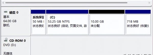 新电脑只有一个c盘怎么分区