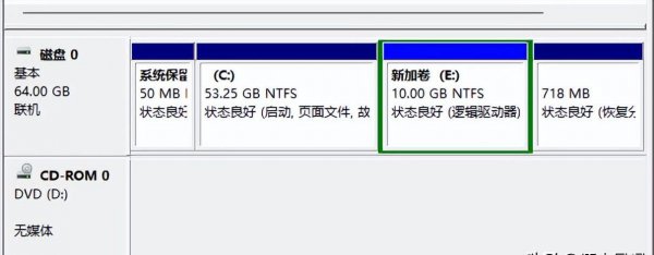 新电脑只有一个c盘怎么分区