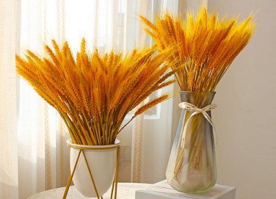 家里放麦穗干花好吗 黄金干麦穗插花放在客厅影响风水吗