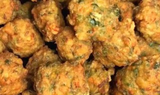 油炸素丸子的家常做法 油炸素丸子做法分享