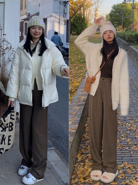 咖色裤子配什么上衣好看