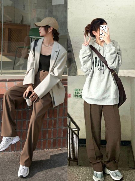 咖色裤子配什么上衣好看