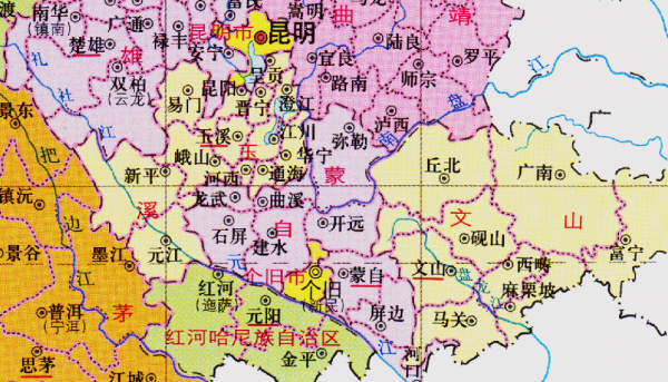 红河州13个县市是哪些