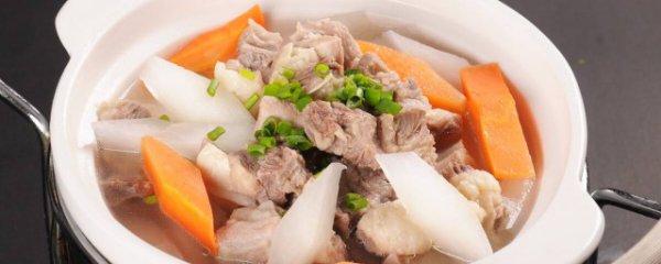 炖羊排骨的做法