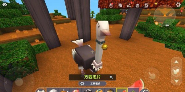 迷你世界怎么驯服鸵鸟