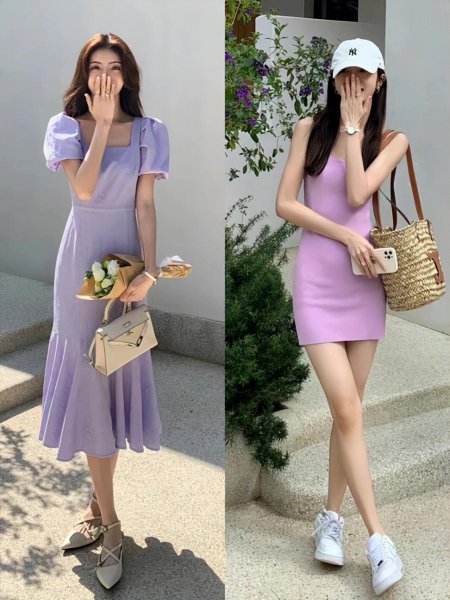 香芋紫色显皮肤黑还是白