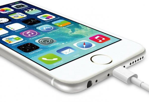 iphone进入快充的标志