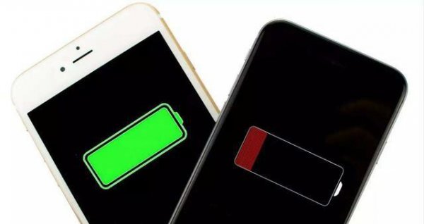 iphone进入快充的标志