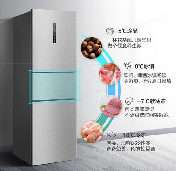 冰箱三开门上中下温度多少合适